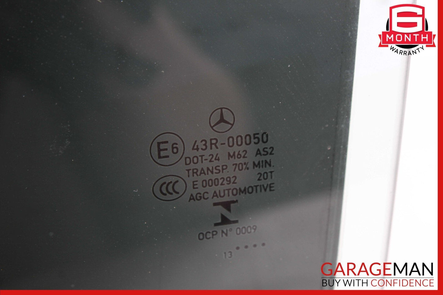 14-18 Mercedes W117 CLA250 Rear Left Driver Side Door Window Auto Glass Panel