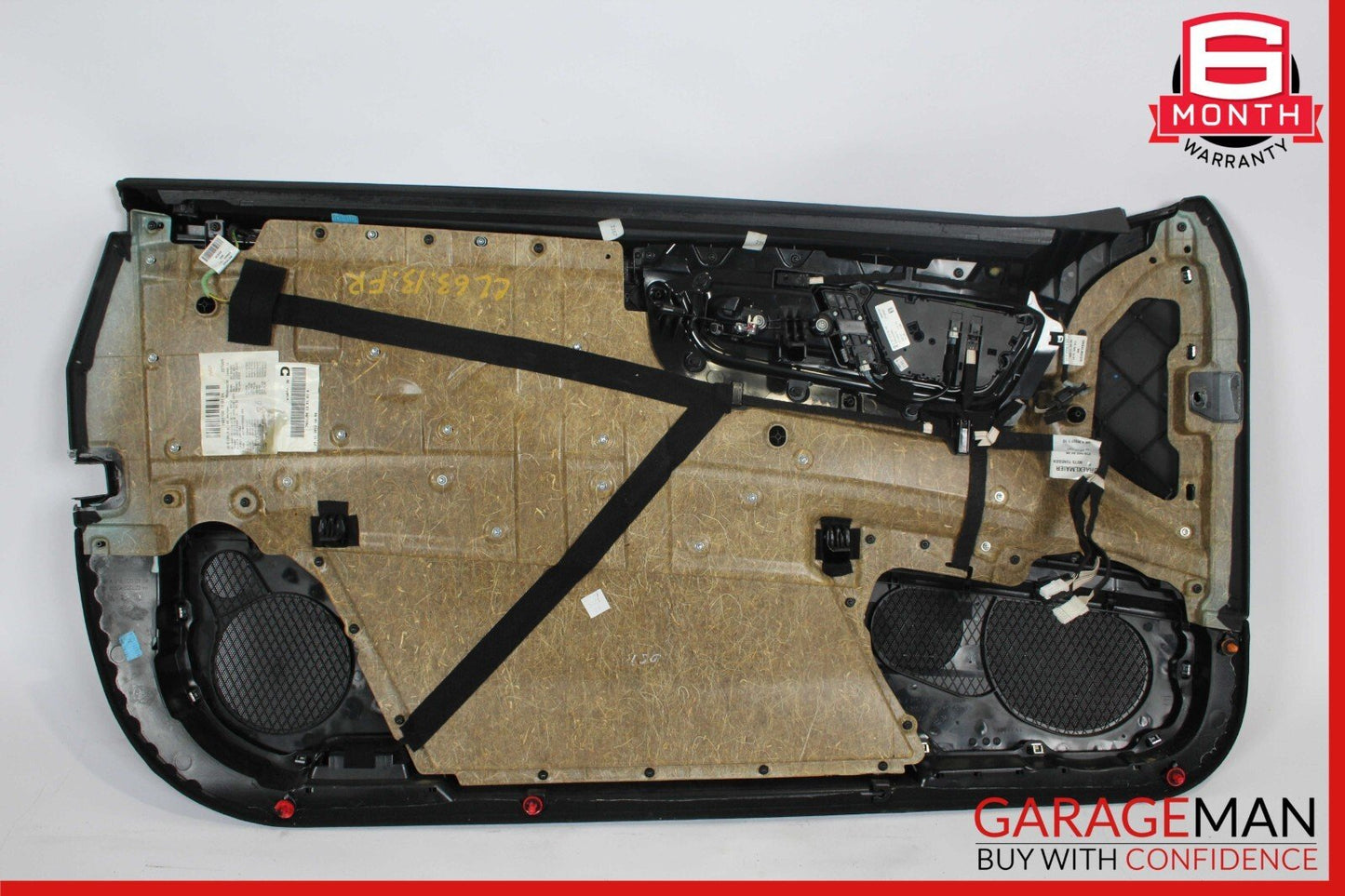 08-14 Mercedes W216 CL63 AMG Front Right Side Interior Door Panel Assy Brown