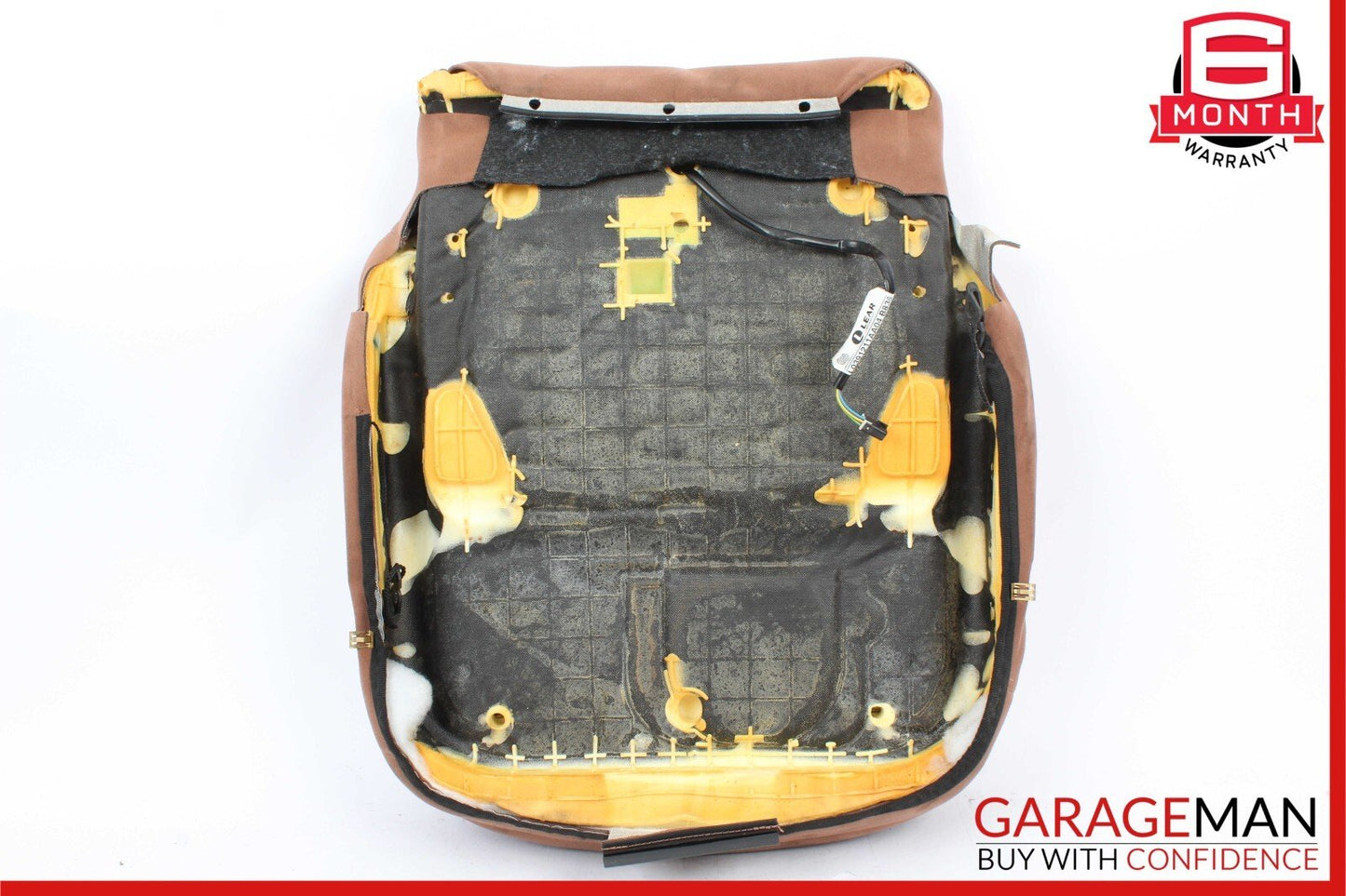 14-17 Maserati Ghibli Front Left Side Lower Bottom Seat Cushion Cover Brown OEM