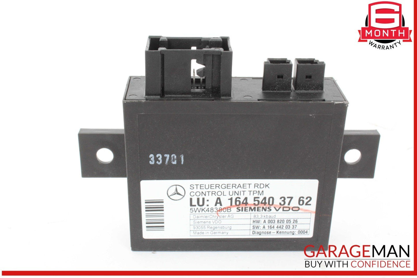 06-13 Mercedes W211 E350 ML350 R350 TPMS Tire Pressure Control 1645403762 OEM