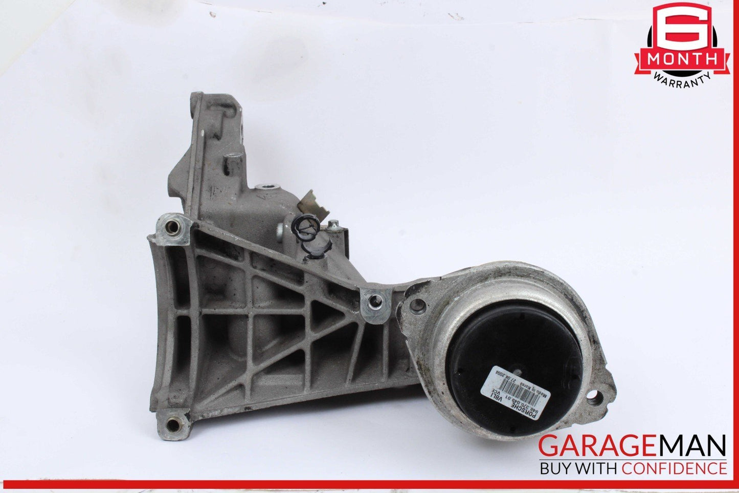 03-06 Porsche Cayenne S 955 Engine Left Side Mount Bracket w/ Motor