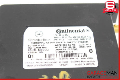 12-20 Mercedes R172 SLK250 E550 SL400 Communication Control Module Unit OEM
