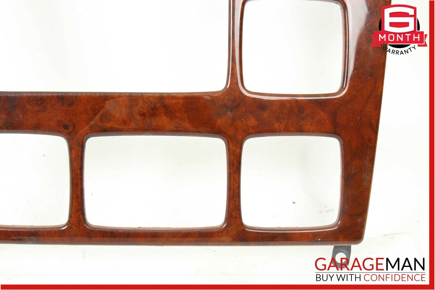 00-02 Mercedes W220 S600 Radio Dash Wood Trim Bezel Panel Cover Wood OEM