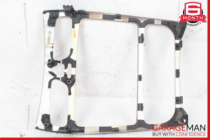 03-04 Mercedes W209 CLK500 CLK55 AMG Center Console Trim Bezel Cover Wood
