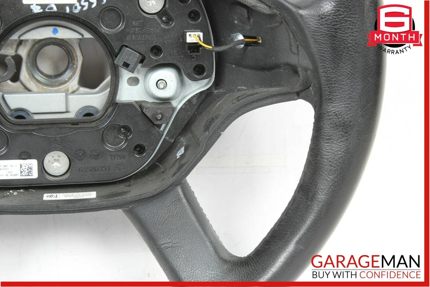 07-09 Mercedes W221 S550 CL550 Steering Wheel w/ Paddle Shifters Black OEM