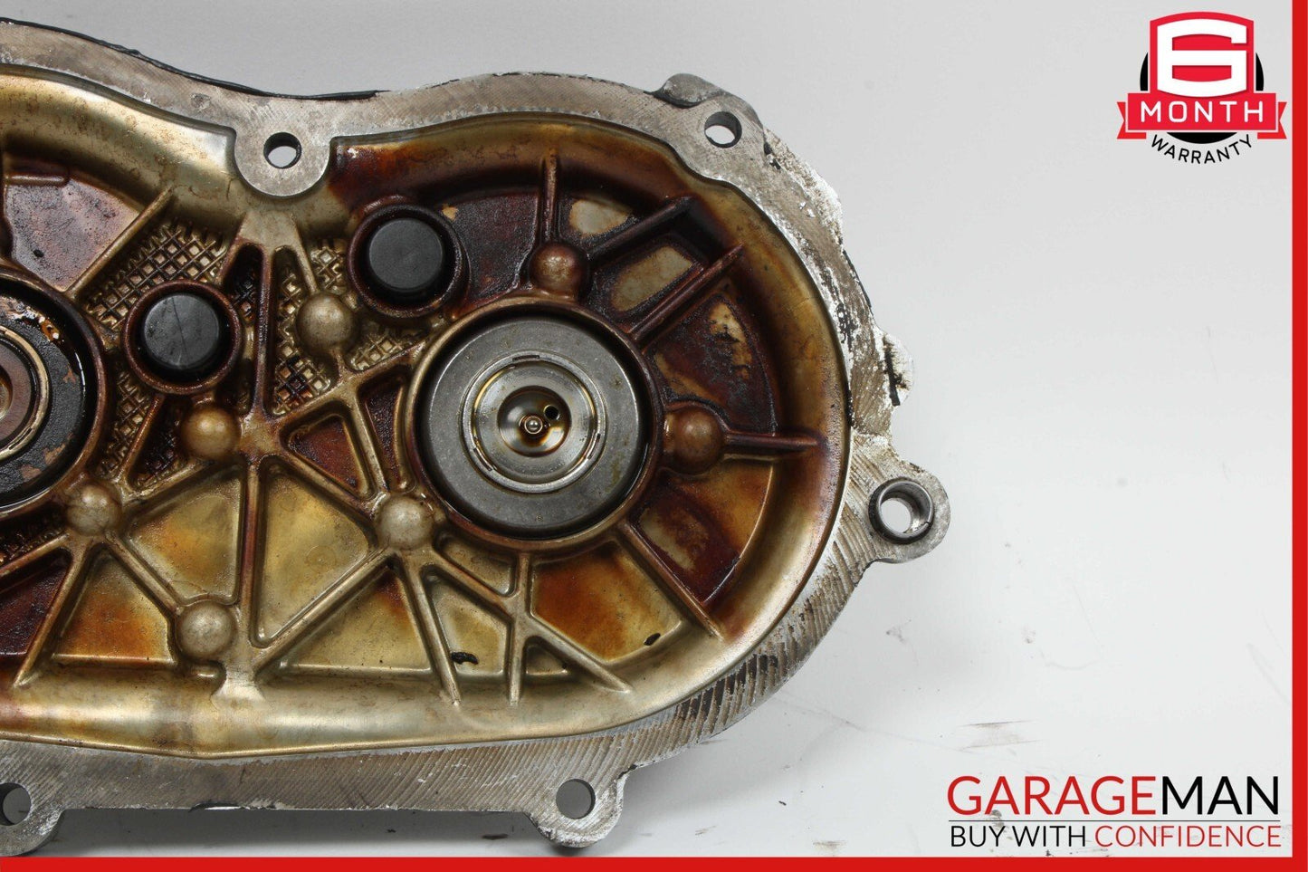 06-13 Mercedes W211 E350 S550 Front Right Engine Timing Chain Cover Plate OEM