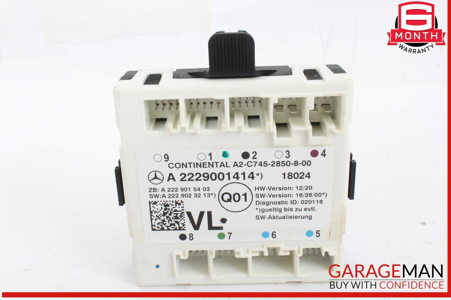 15-20 Mercedes X253 GLC350e Front Left Side Door Control Module Unit OEM