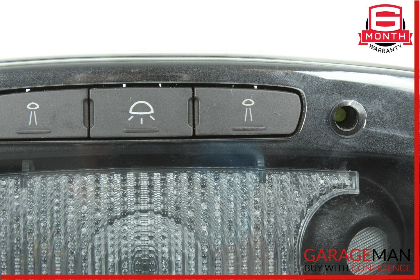 14-17 Maserati Ghibli Rear Overhead Dome Light Reading Lamp Module Black