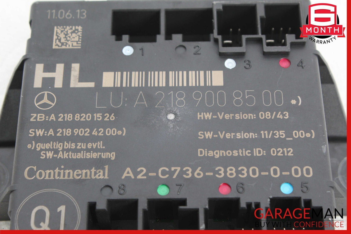 08-18 Mercedes W212 E350 CLS500 C250 Rear Left Door Controller Module Unit OEM