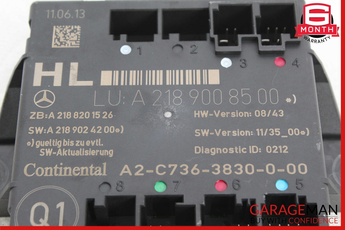 08-18 Mercedes W212 E350 CLS500 C250 Rear Left Door Controller Module Unit OEM