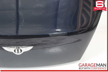 07-12 Bentley Continental GTC Convertible Trunk Lid Panel Assembly Blue OEM