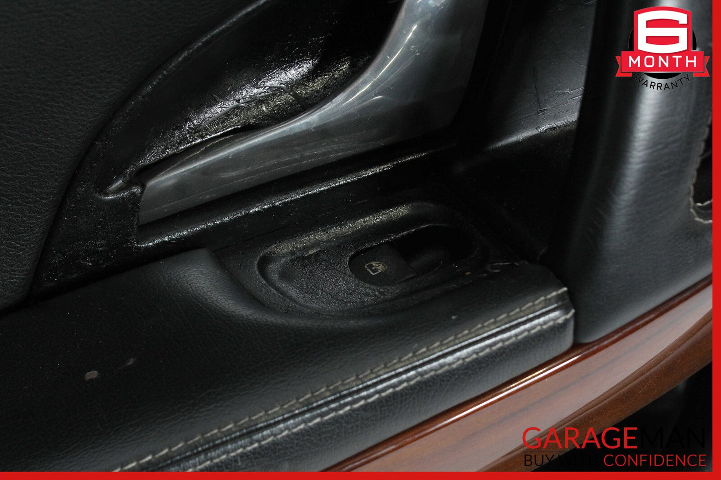 03-13 Maserati Quattroporte M139 Rear Left Side Interior Door Panel Trim Assy