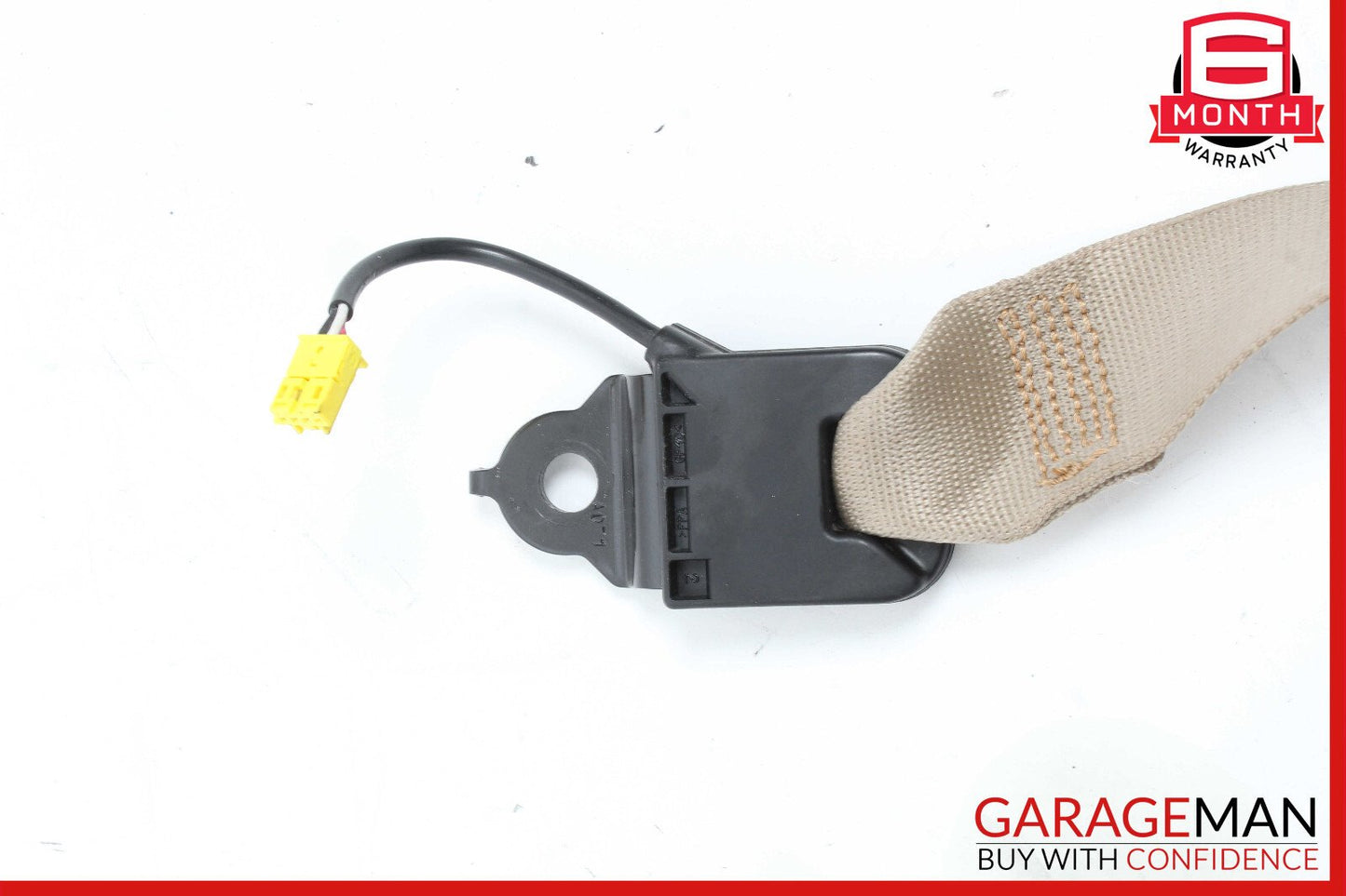 08-14 Mercedes W204 C250 Front Right Side Seatbelt Seat Belt Retractor Beige