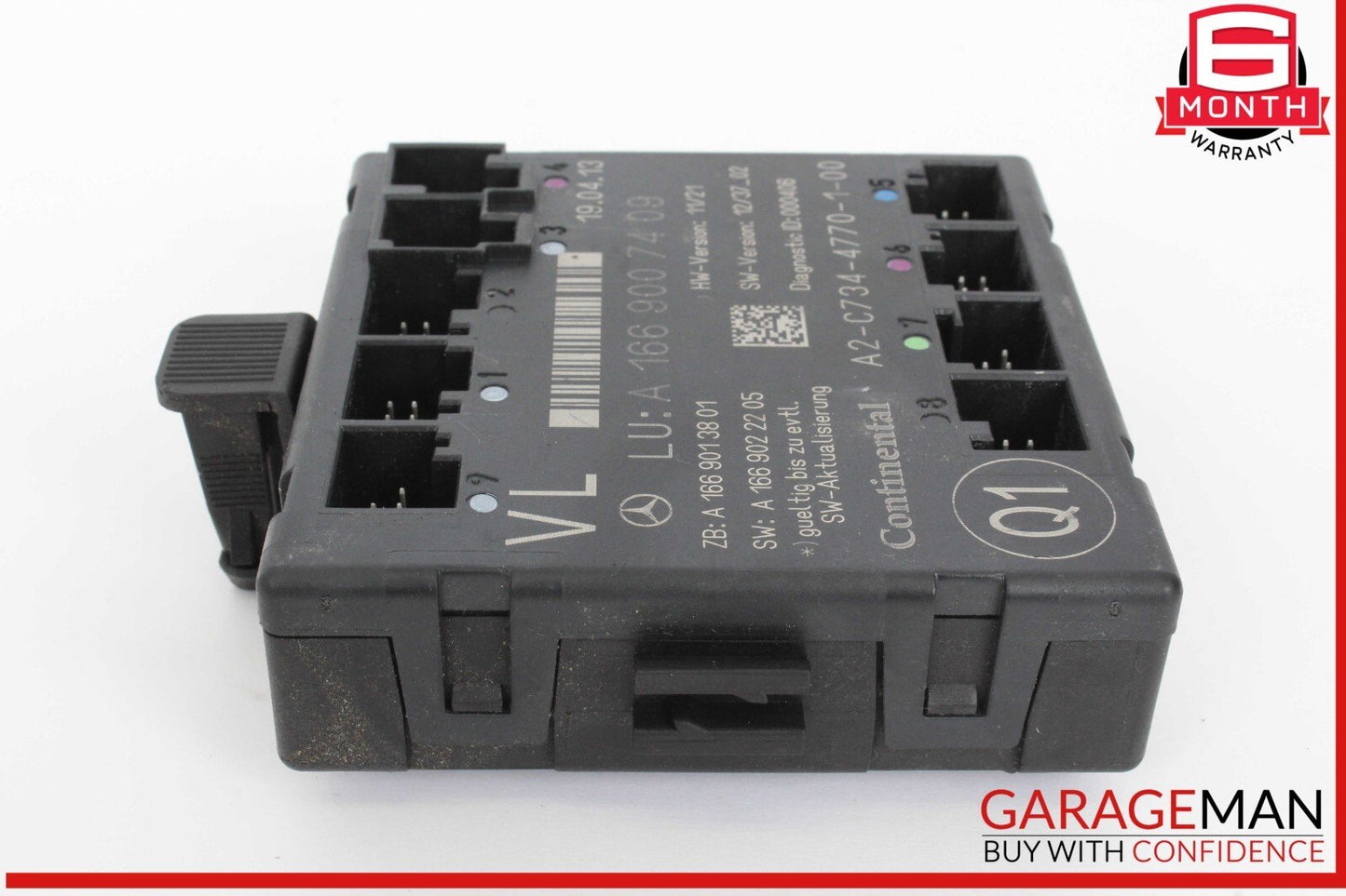 12-19 Mercedes X166 GL450 Front Left Drive Side Door Control Module Unit