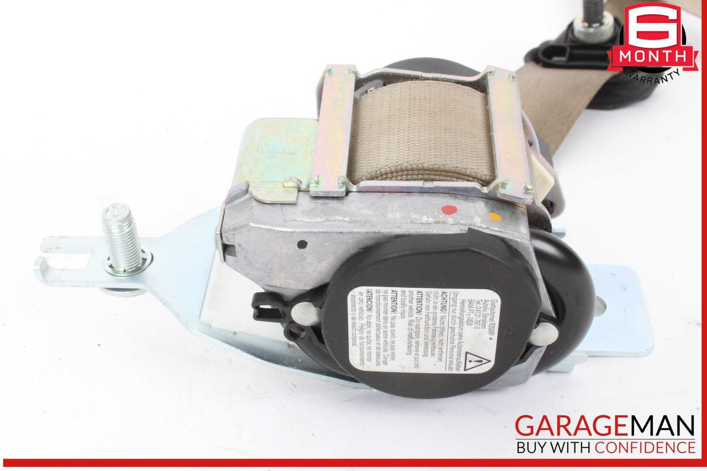 12-19 Mercedes X166 GL450 GLS550 Rear 2nd Row Left Driver Side Seat Belt OEM