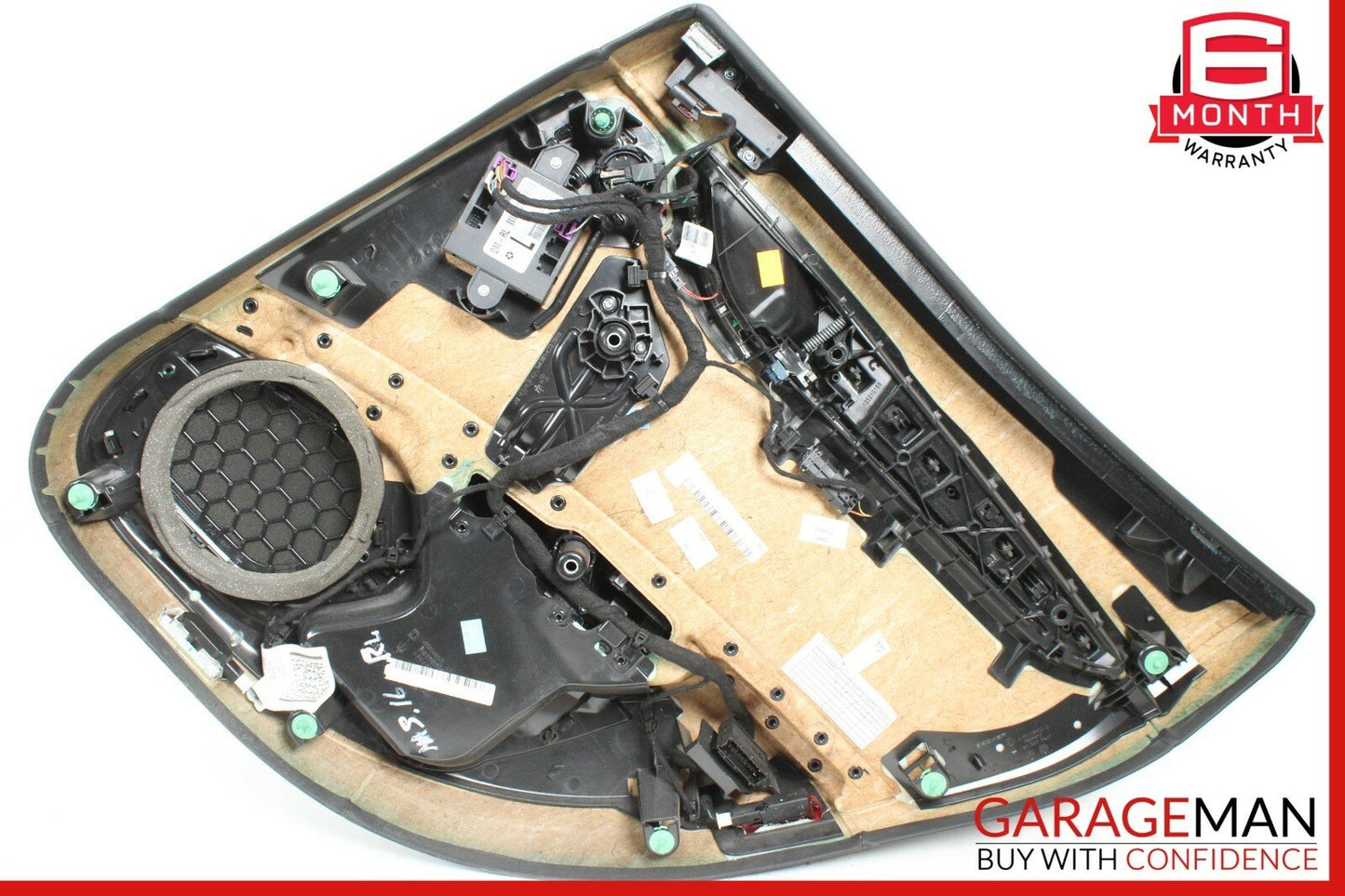 14-17 Maserati Ghibli Rear Left Side Complete Interior Door Panel Cover Black