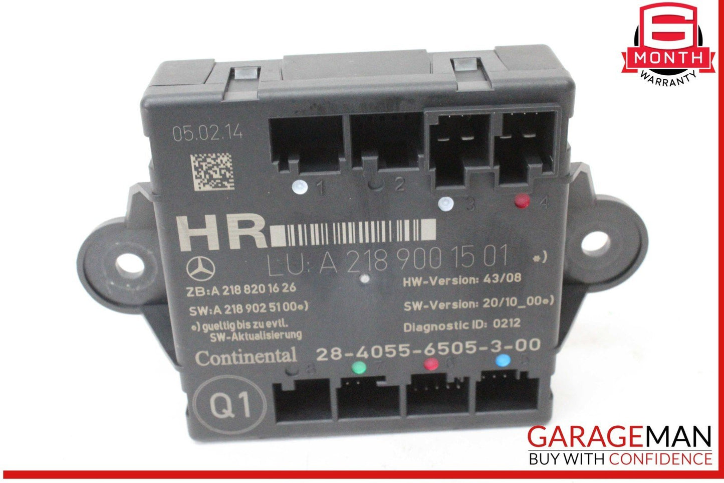 08-18 Mercedes X204 GLK350 4MATIC Rear Right Side Door Control Module OEM