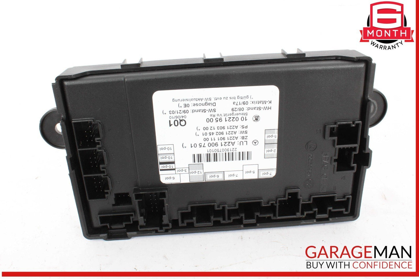 07-13 Mercedes W221 S550 S63 AMG Front Right Door Control Module 2219007501 OEM