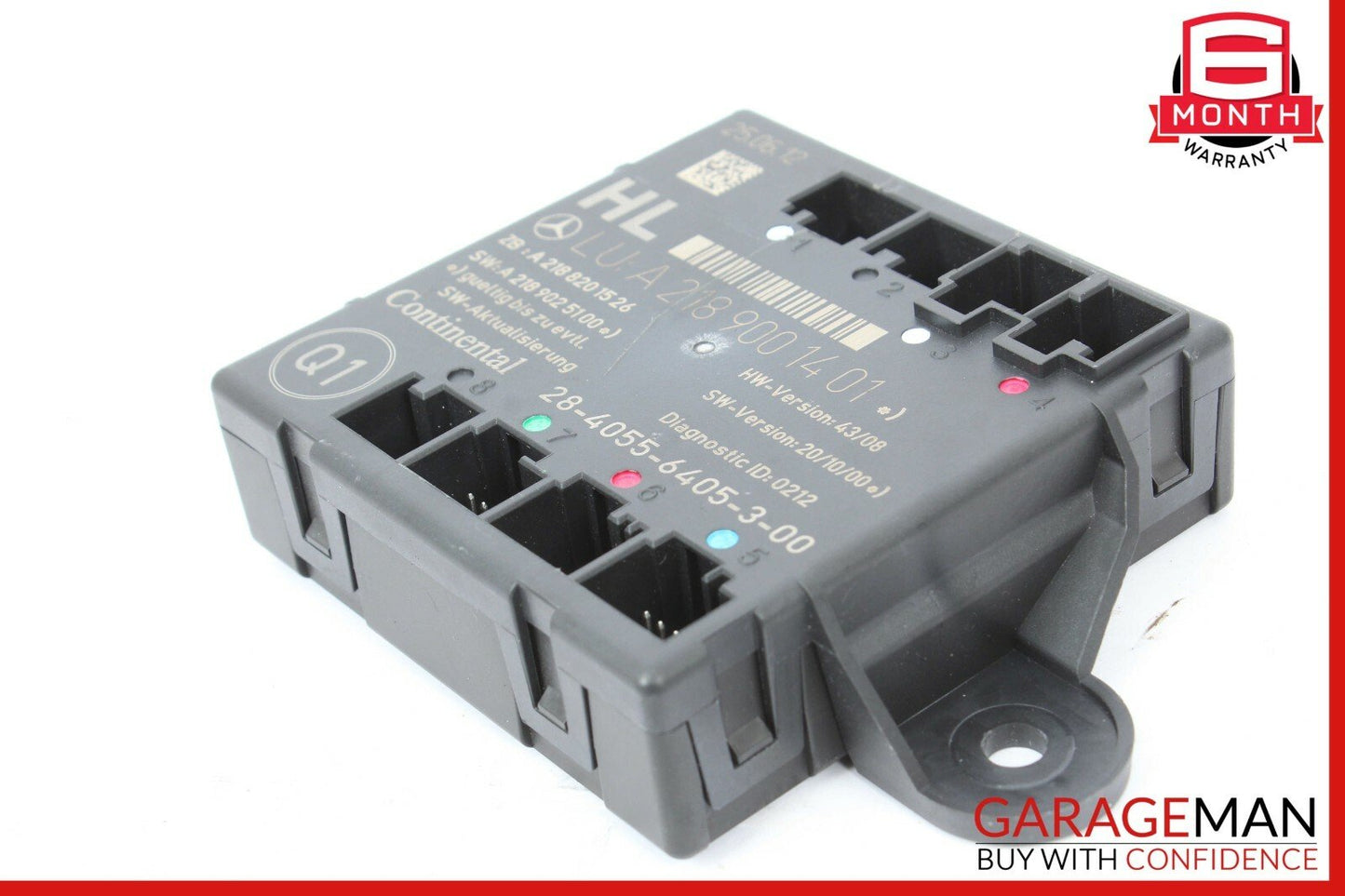 08-15 Mercedes W204 C250 Rear Left Driver Side Door Control Module Q1 OEM