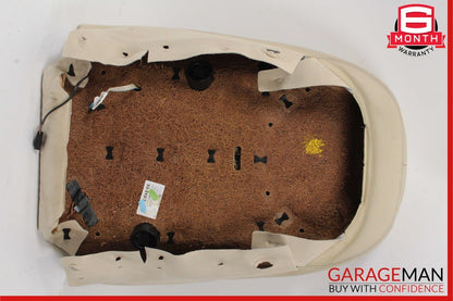 03-06 Mercedes R230 SL500 Front Right Side Upper Top Seat Cushion Cover Beige