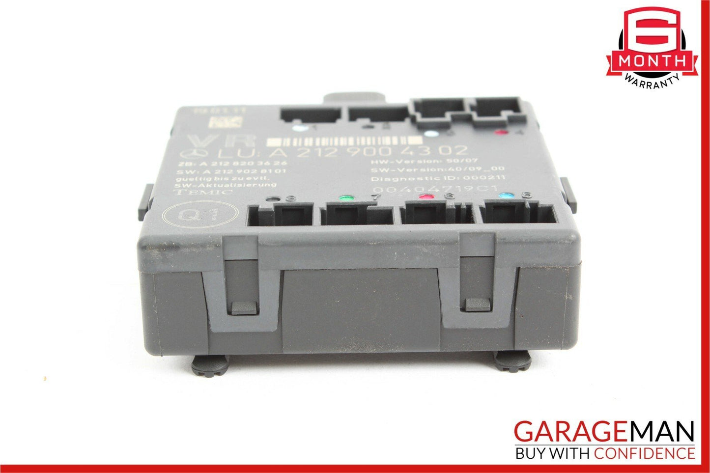 10-13 Mercedes W207 E350 E550 E63 AMG Front Right Side Door Control Module OEM