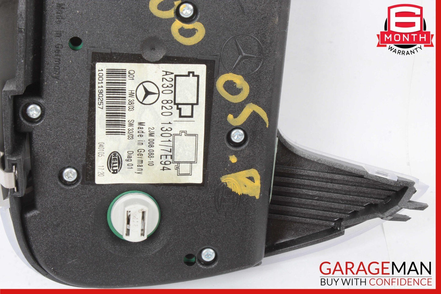 05-12 Mercedes R230 SL500 Front Top Upper Overhead Dome Reading Map Light OEM