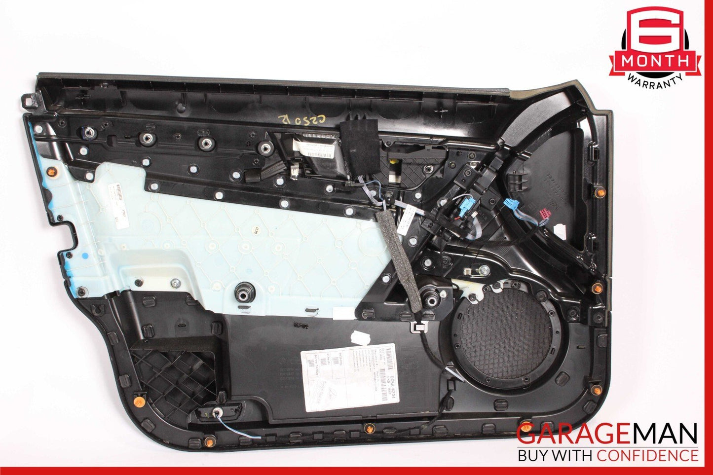 08-14 Mercedes W204 C250 C300 C350 Front Right Interior Door Panel Black OEM