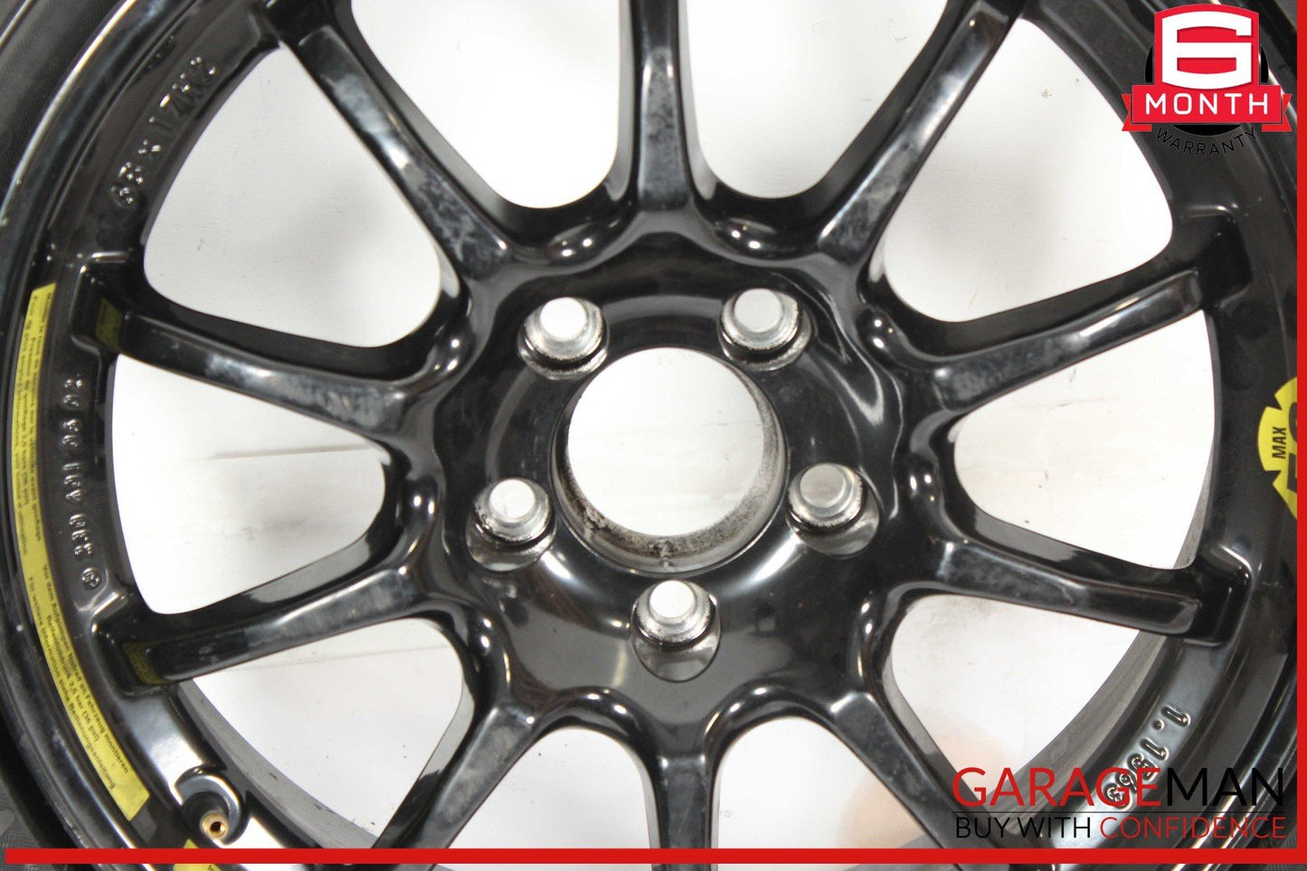03-12 Mercedes R230 SL500 SL550 Emergency Spare Tire Wheel Donut Rim 17" 17 OEM