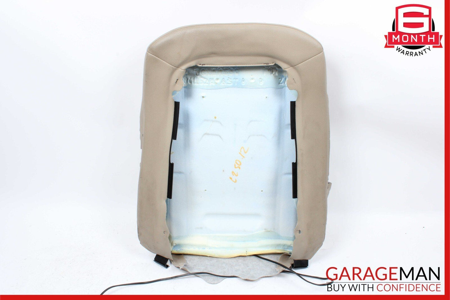 08-14 Mercedes W204 C250 C300 Sedan Front Right Top Upper Seat Cushion Beige OEM