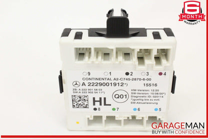 15-20 Mercedes W205 C300 Rear Left Driver Side Door Control Module Unit OEM