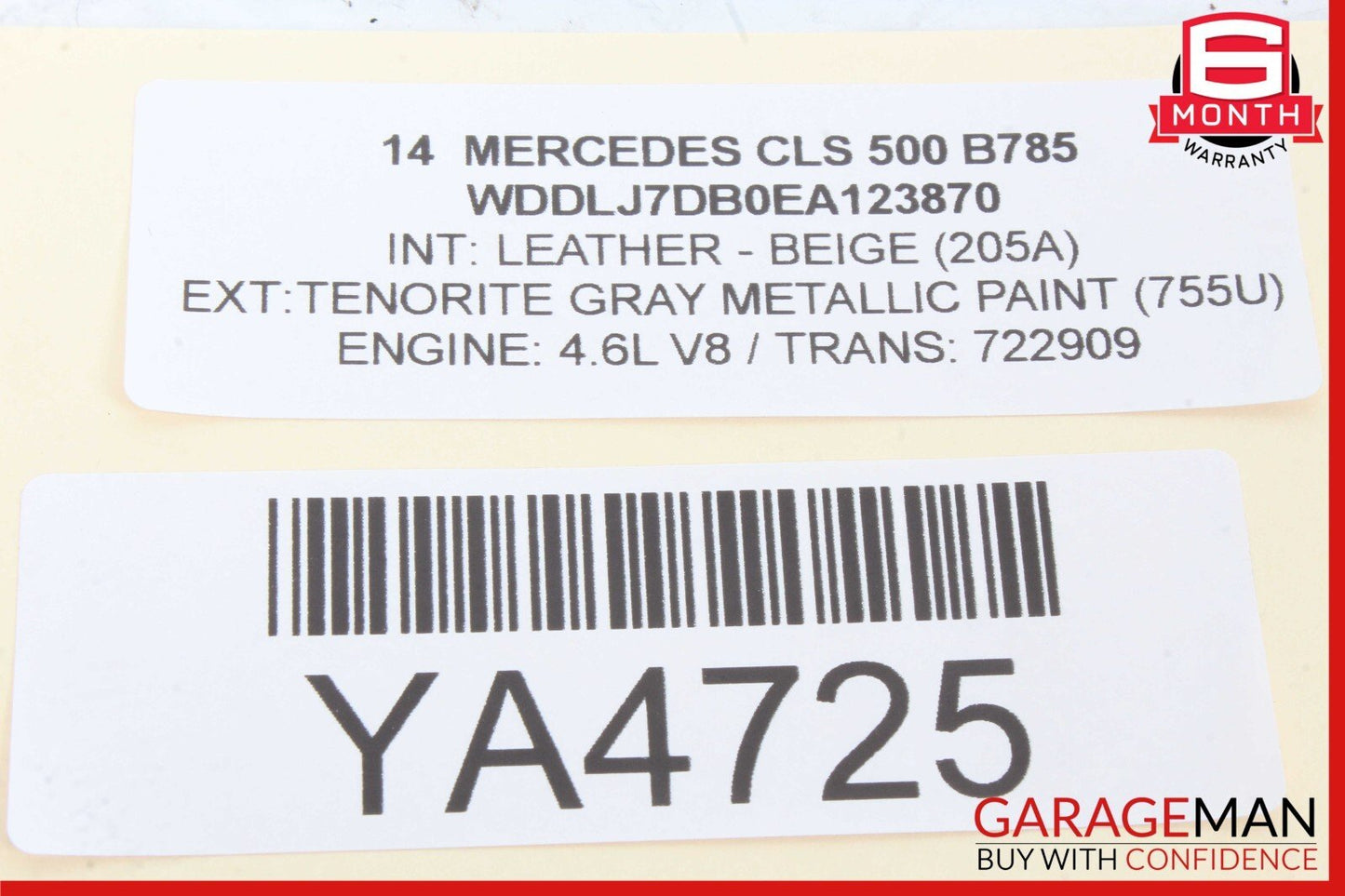 12-18 Mercedes W218 CLS550 CLS500 Headlight Light Switch Control Module OEM