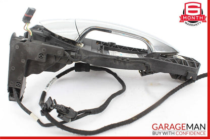 12-16 Mercedes R172 SLK350 Front Left Exterior Door Handle Keyless Go Silver