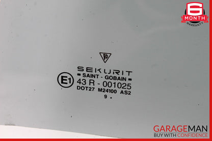 97-04 Porsche Boxster 986 Front Right Side Door Window Auto Glass OEM