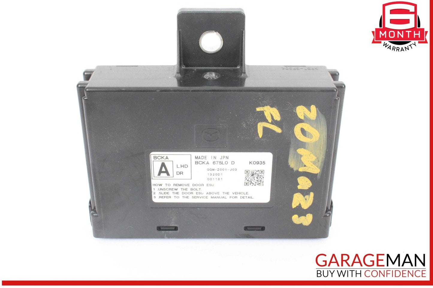 19-23 Mazda 3 Front Left Driver Side Door Control Module Unit OEM