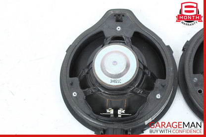 08-14 Mercedes W204 C250 C300 Rear Right & Left Side Door Sound Speakers Set OEM