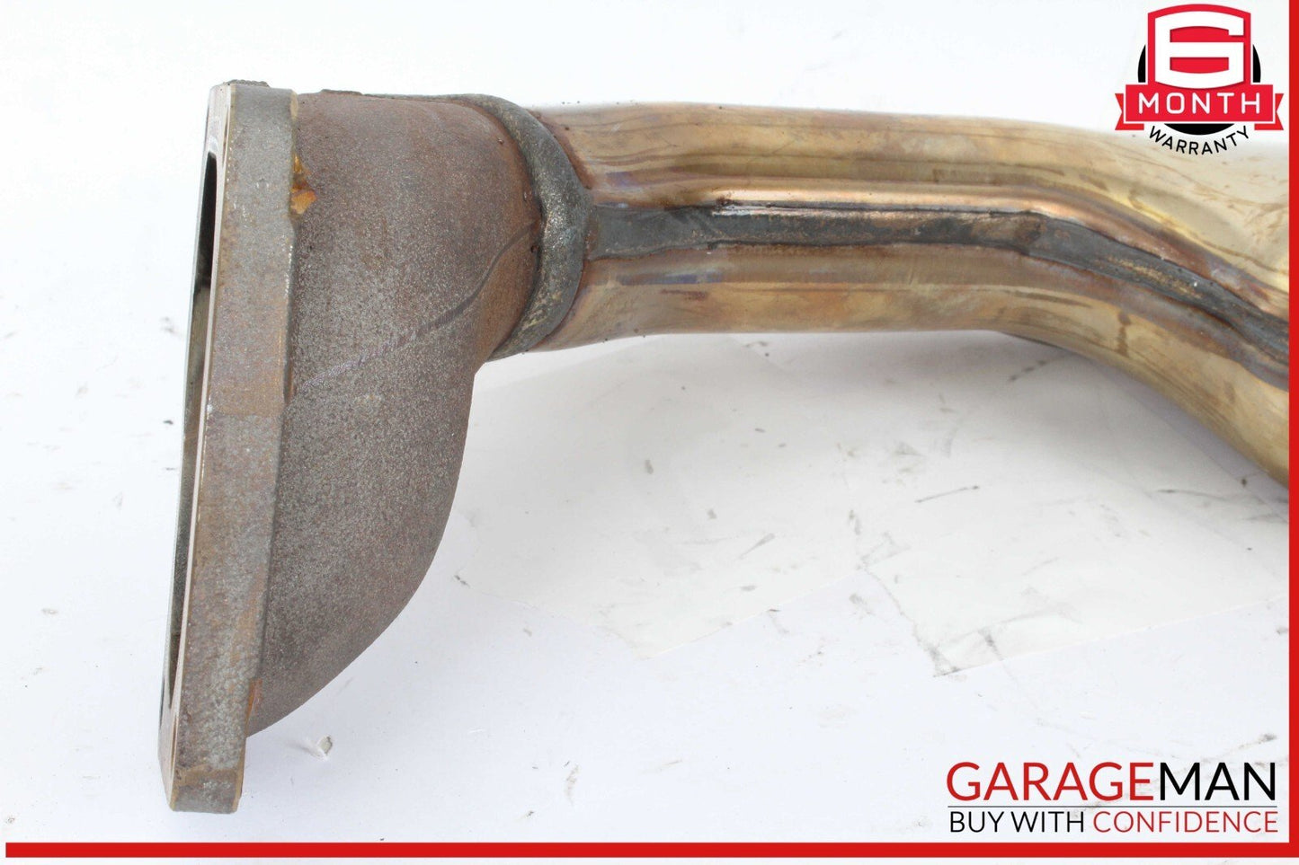12-18 Mercedes W218 CLS550 4.6L Left Exhaust Pipe Adapter 2781400908 OEM