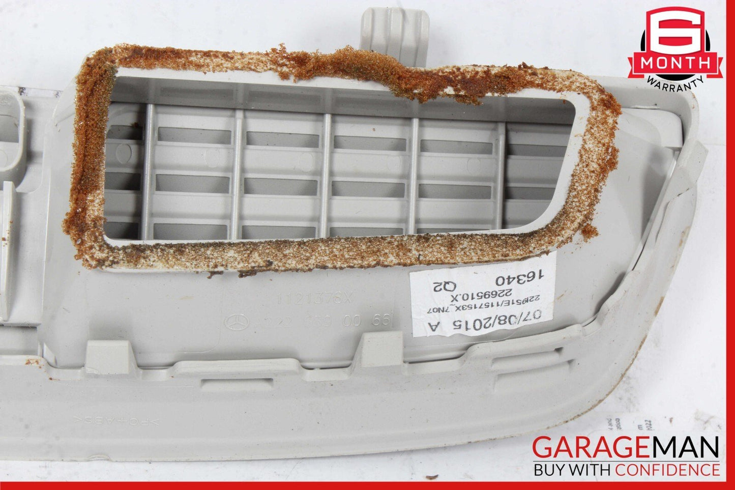 14-17 Mercedes W222 S550 S600 S550e Front A/C Dashboard Trim Cover Gray OEM