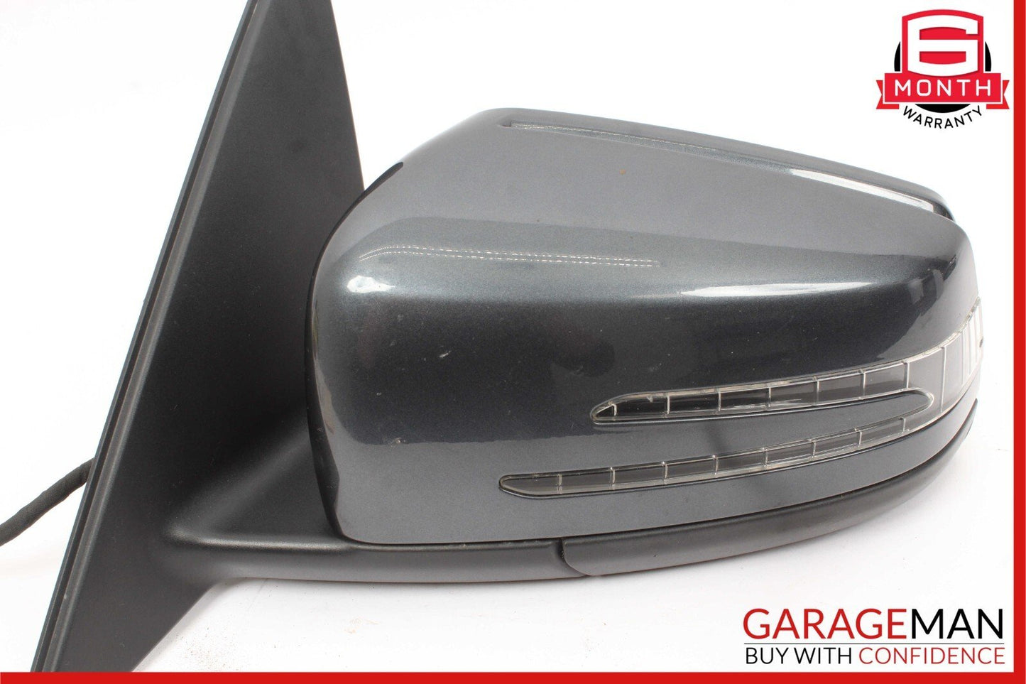 12-14 Mercedes W204 C250 Front Left Side Mirror Door Rear View Glass Blue OEM