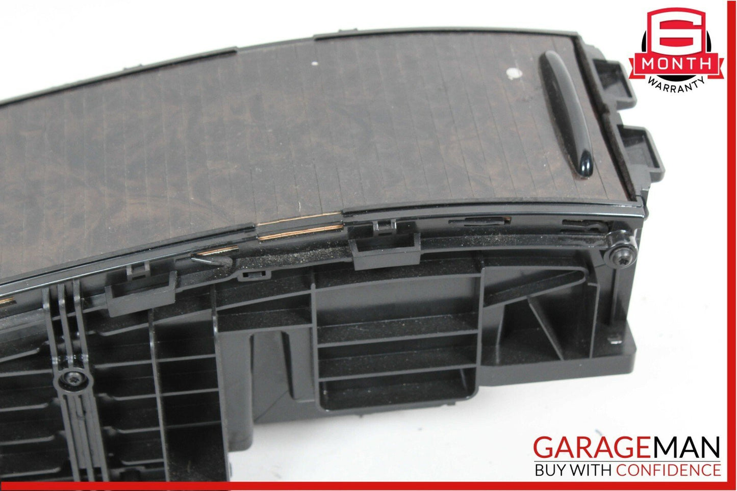 07-11 Mercedes CLS500 Rear Center Console Armrest Storage Compartment Walnut OEM