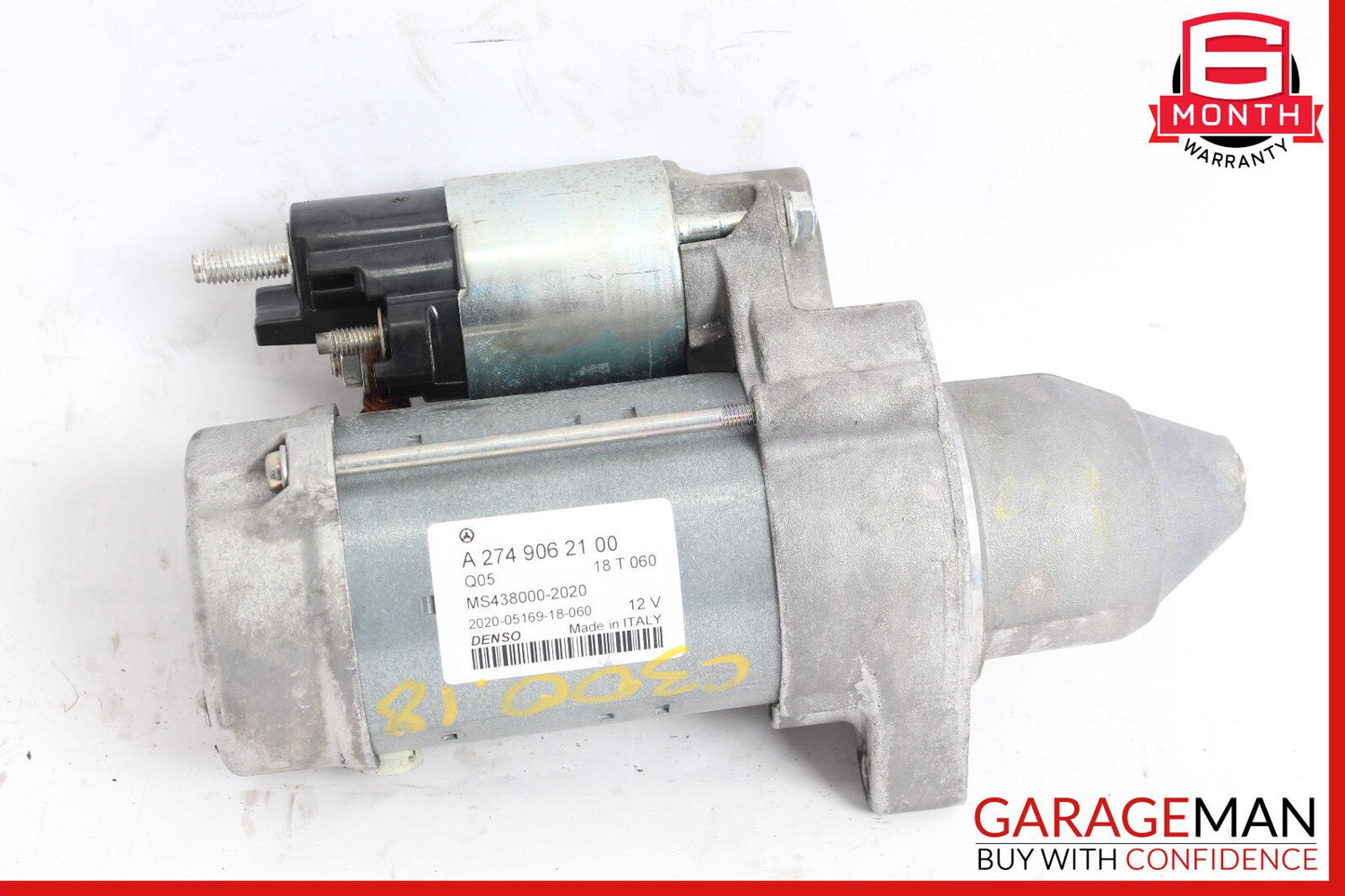 15-18 Mercedes W205 C300 2.0L DENSO Engine Starter Motor 2749062100 OEM