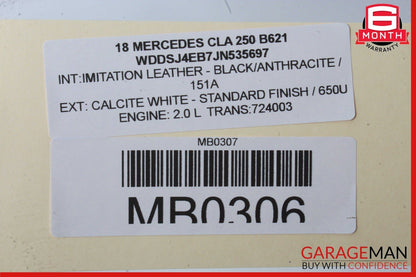 14-18 Mercedes W117 CLA250 Front Center AC A/C Air Vent Nozzle Trim Grill OEM