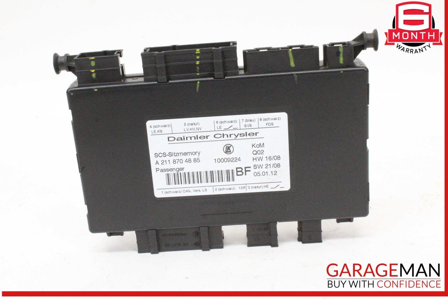 03-12 Mercedes X164 GL450 4MATIC ML350 Front Right Side Seat Control Module OEM