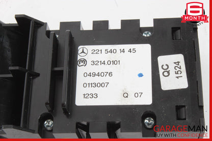 07-14 Mercedes W221 S550 CL550 Electronic Parking Button Switch 2215401445 OEM