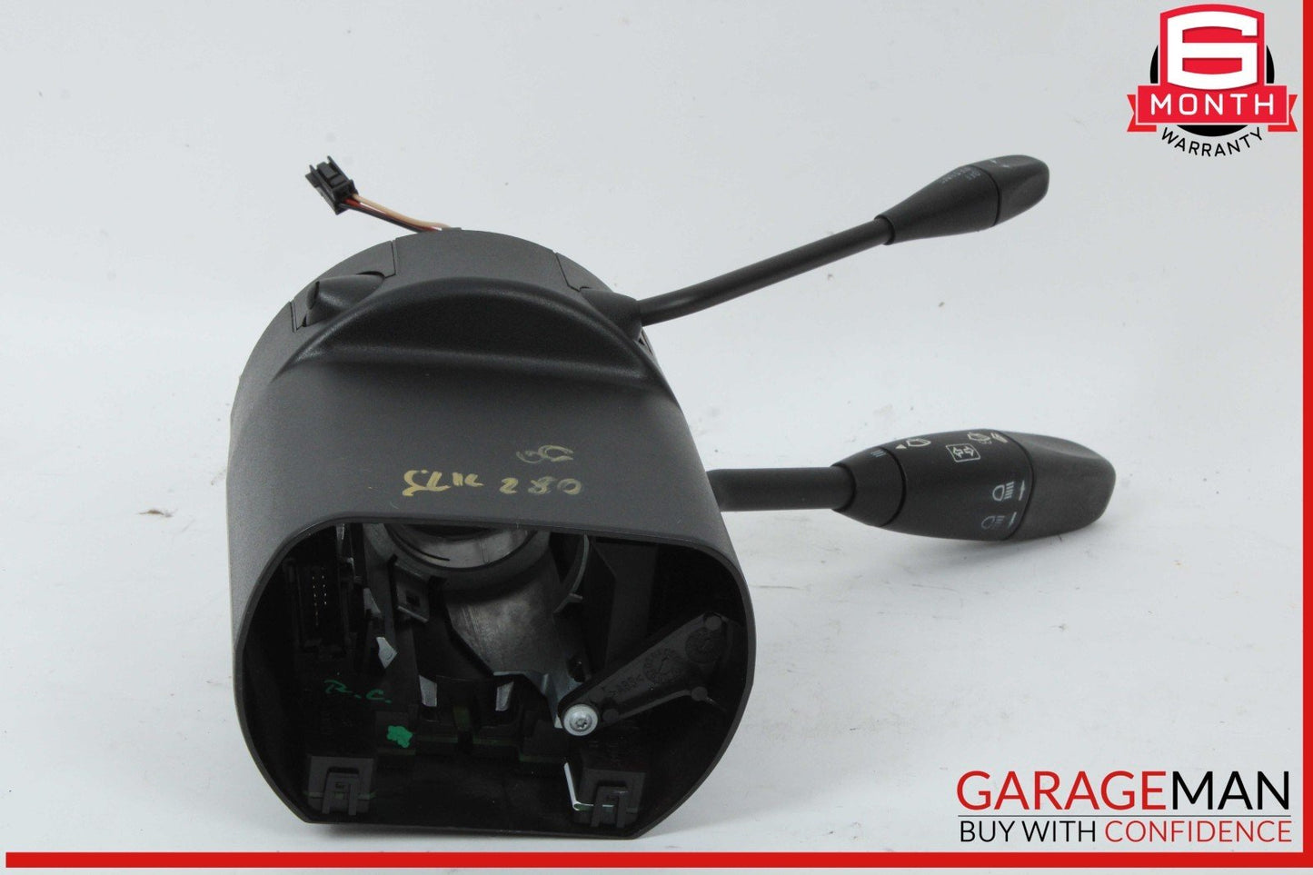 05-08 Mercedes R171 SLK280 Steering Column Control Switches Assembly Black OEM