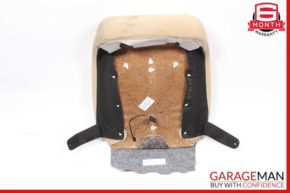 07-09 Mercedes W211 E350 Front Left/Right Top Upper Seat Cushion Cover Beige OEM