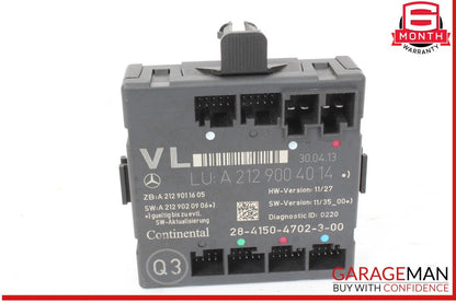 08-18 Mercedes W212 E350 C300 CLS550 Front Left Side Door Control Module OEM