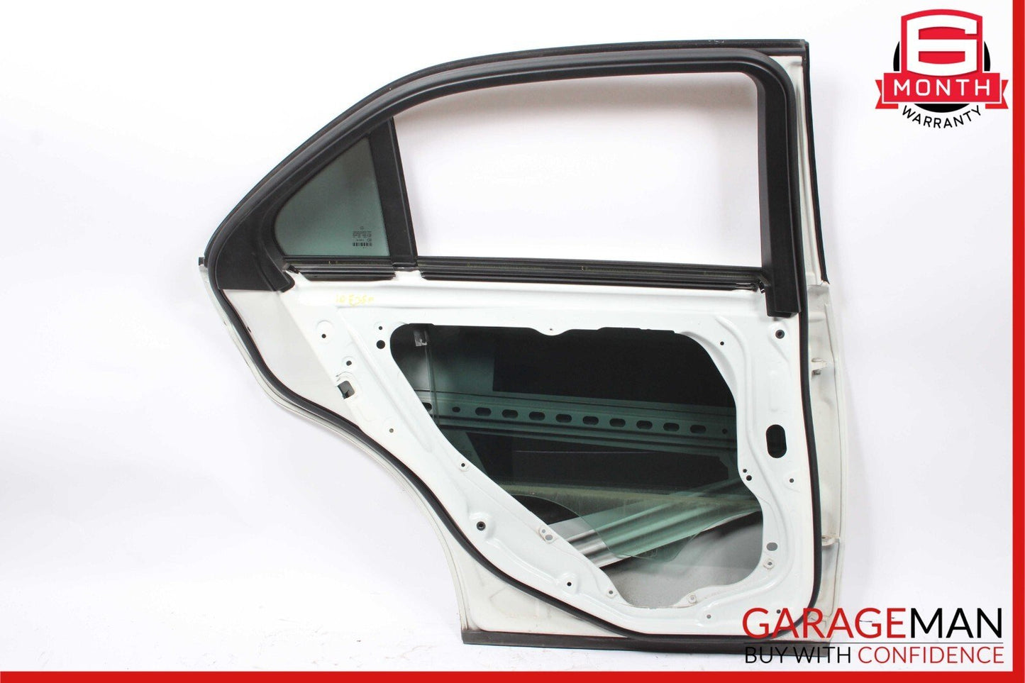 10-16 Mercedes W212 E350 E63 AMG Sedan Rear Left Side Door Shell Calcite White