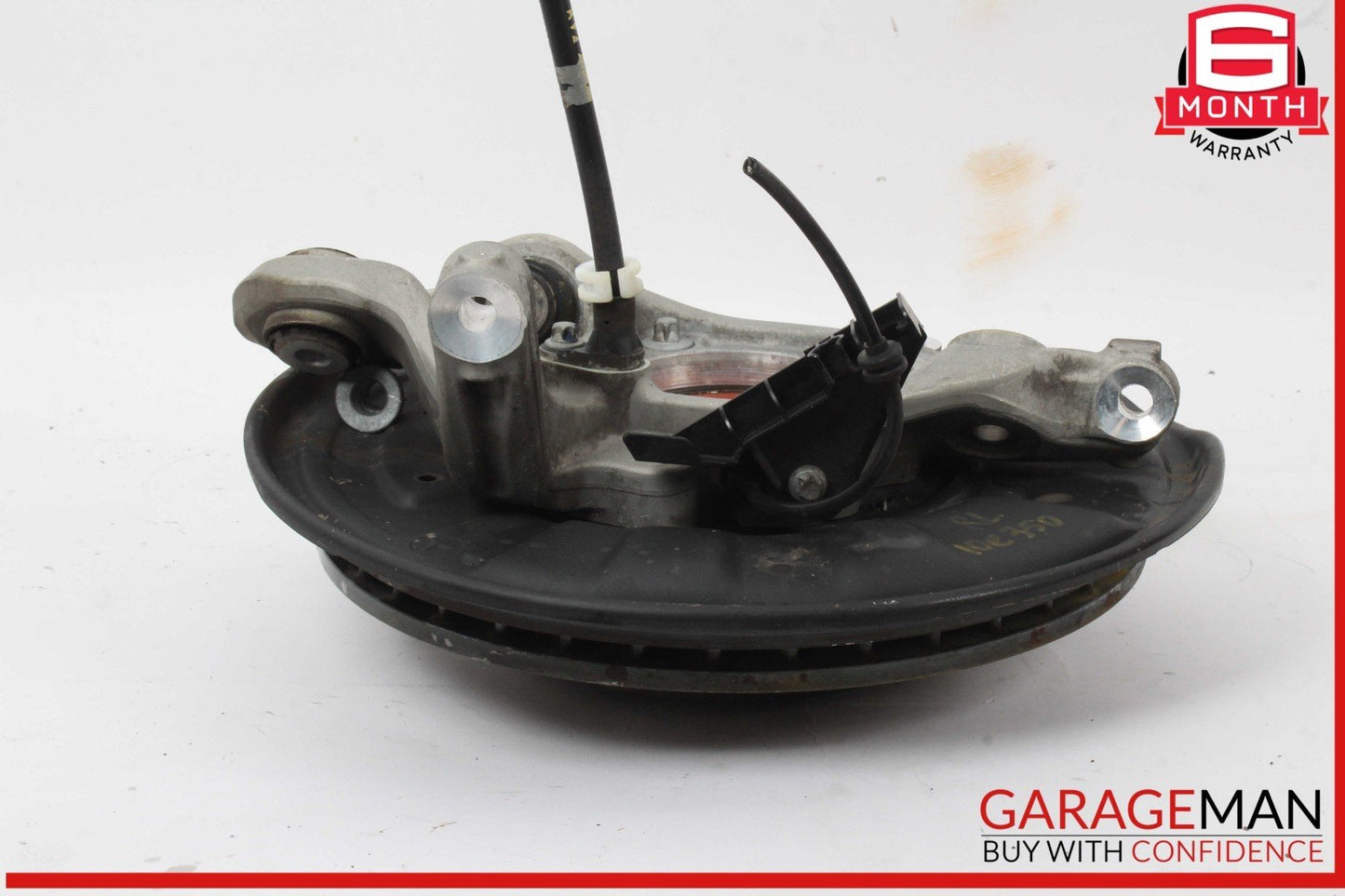 08-17 Mercedes W207 E350 C300 Rear Left Side Spindle Knuckle Hub w/ Rotor Disc