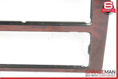 98-02 Mercedes W210 E320 E420 Front Center Console Dash Hazard Switch Trim Wood