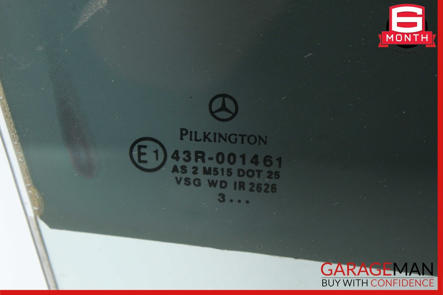 00-06 Mercedes W215 CL500 Front Right Passenger Side Door Window Auto Glass OEM